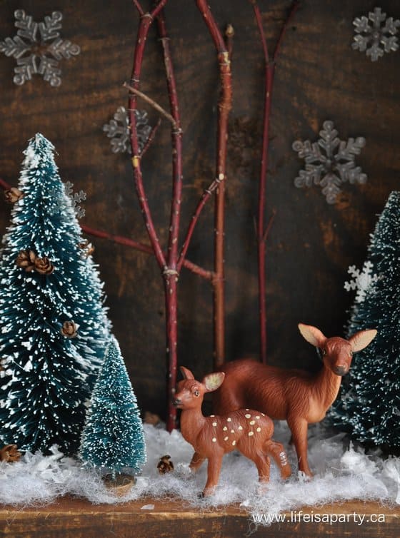 how to make a Christmas diorama