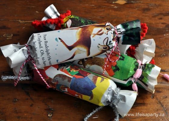 homemade Christmas crackers