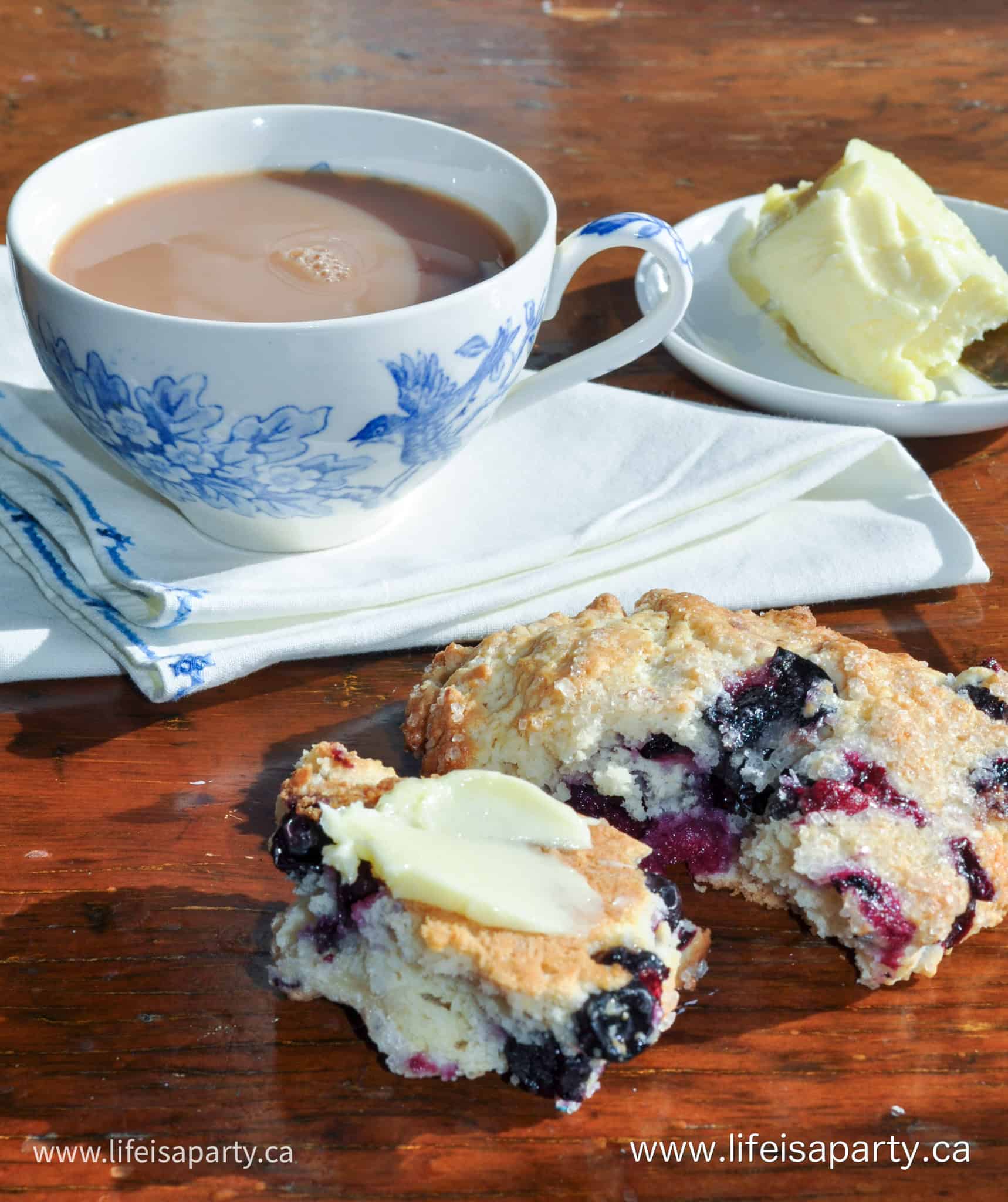 how to make Blueberry Scones