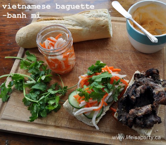 Vietnamese Baguette -Banh Mi
