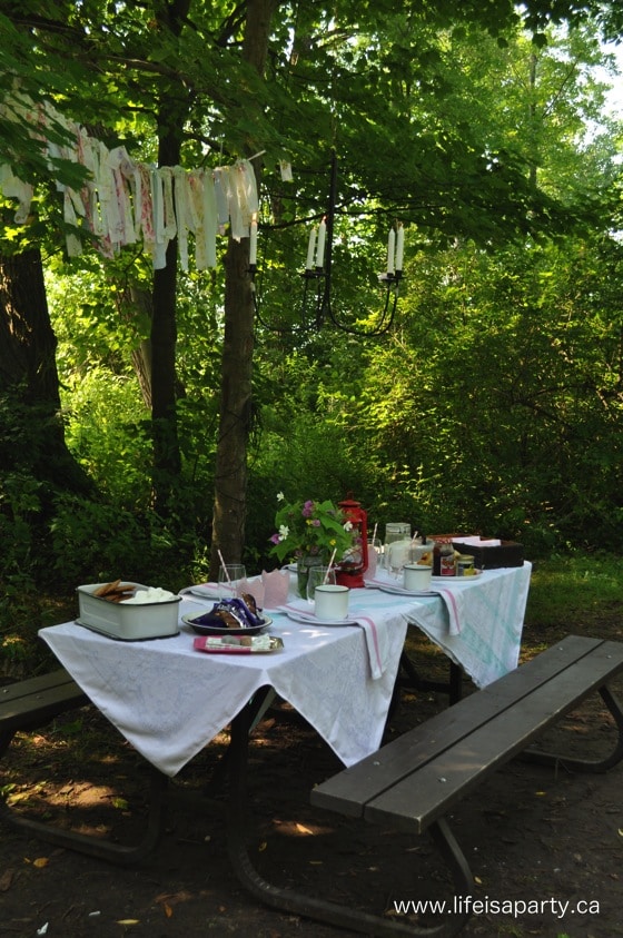 tea party picnic ideas