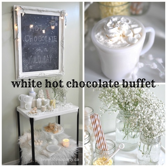 White Hot Chocolate Buffet