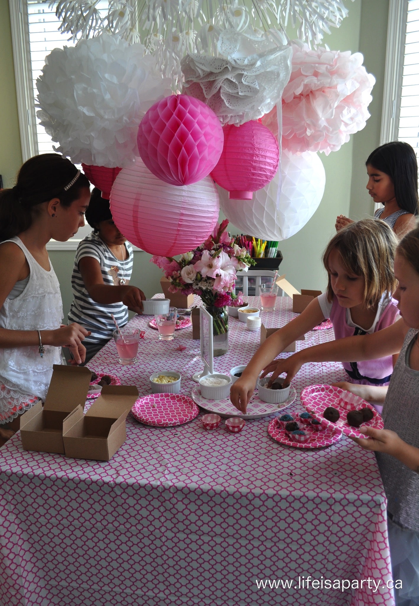 Pink Paris Birthday Party Activities And Decorations