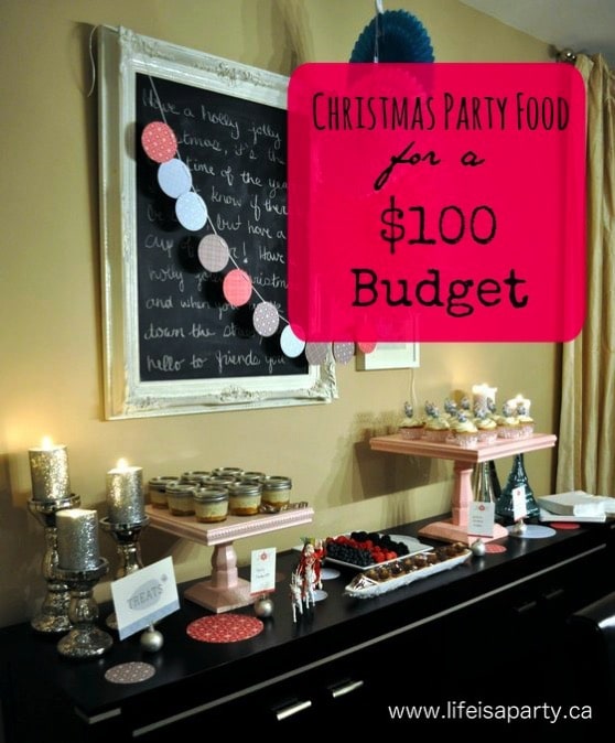Christmas Party Food on a Budget -how to entertain this Christmas without breaking the bank, and without your guests even noticing.