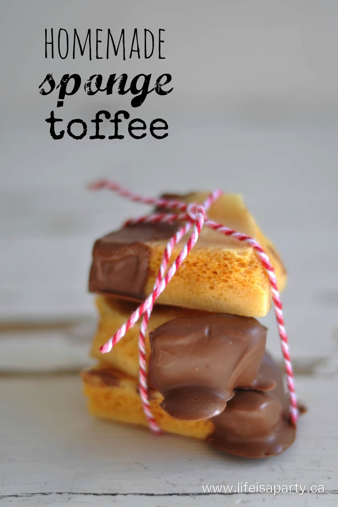 Homemade Sponge Toffee Candy Recipe