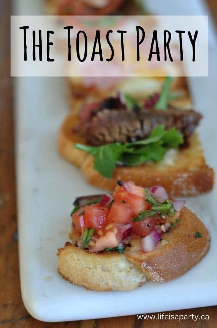 how to host a toast party
