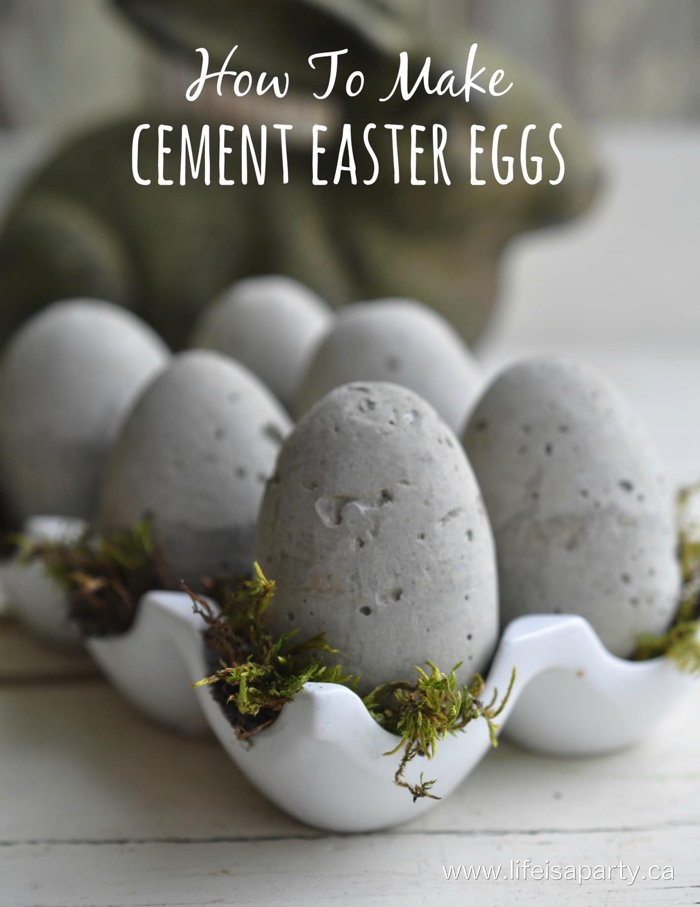 How To Make Cement Easter Eggs