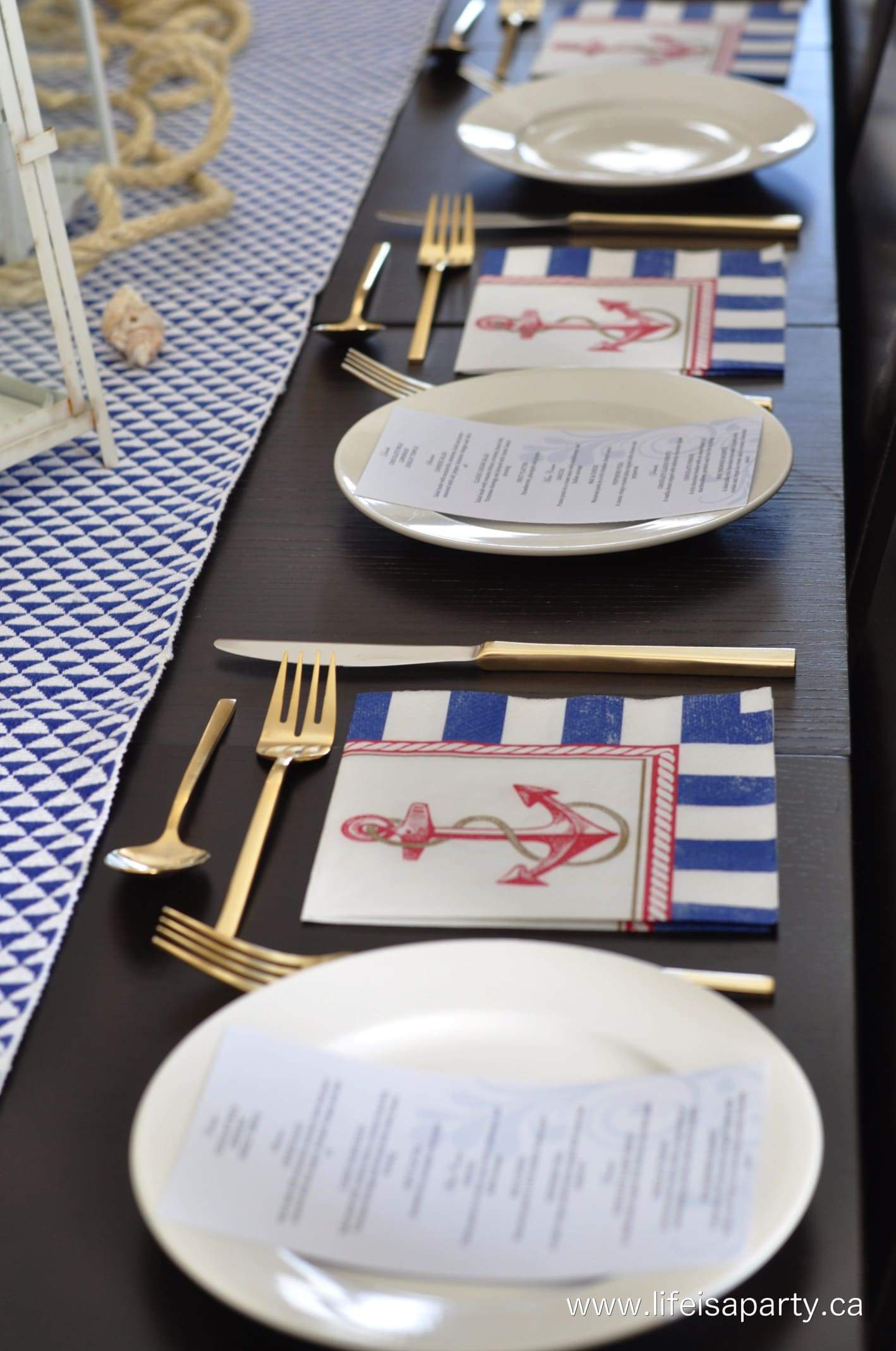 Cruise Themed Nautical Birthday Party: Great kids party theme where your guests sail away for the day with a house turned cruise ship!