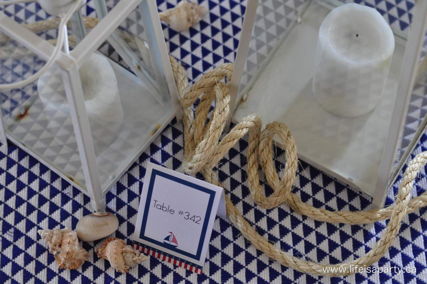 Cruise Themed Nautical Birthday Party: Great kids party theme where your guests sail away for the day with a house turned cruise ship!