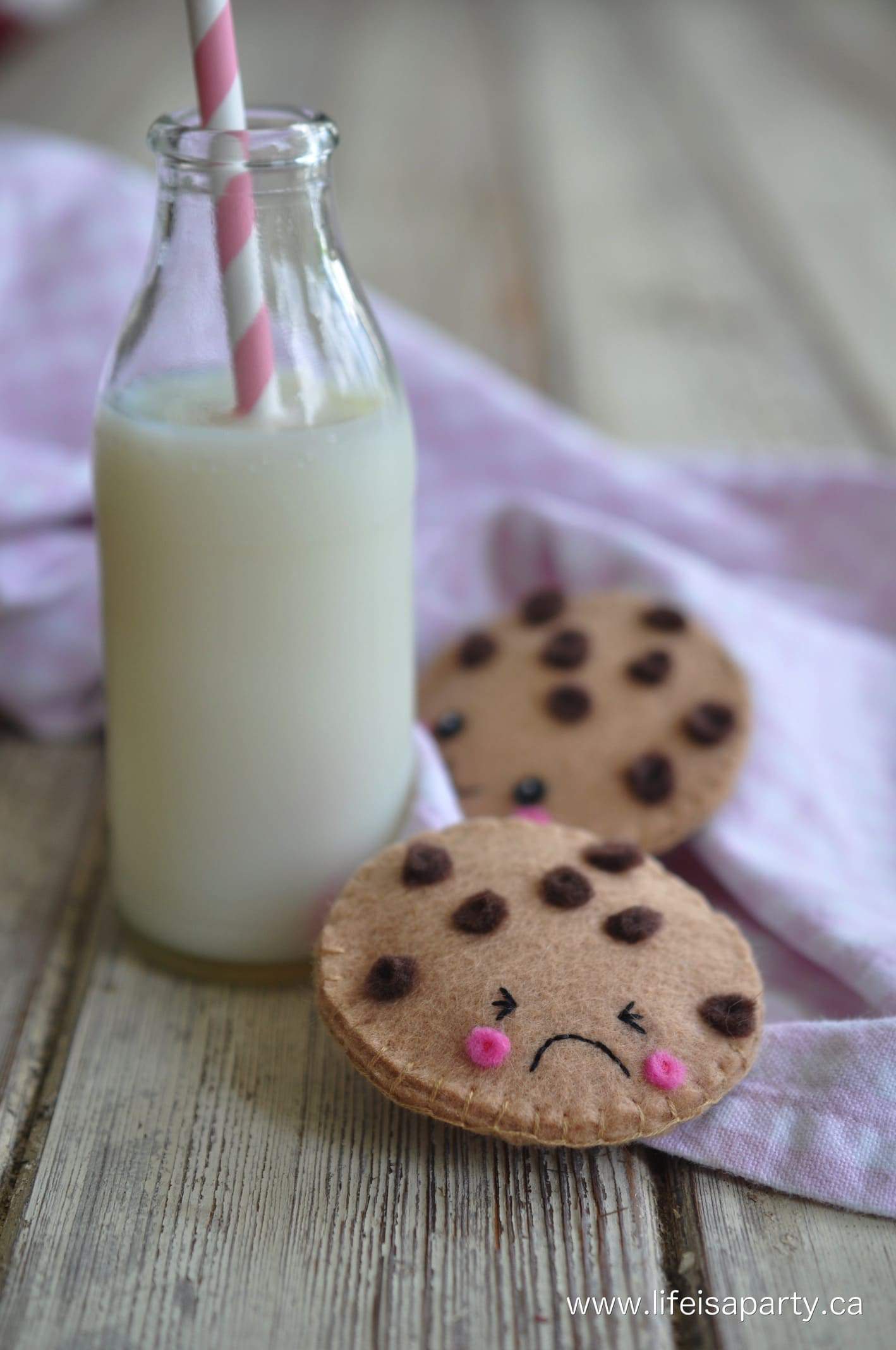 Felt Chocolate Chip Cookies 