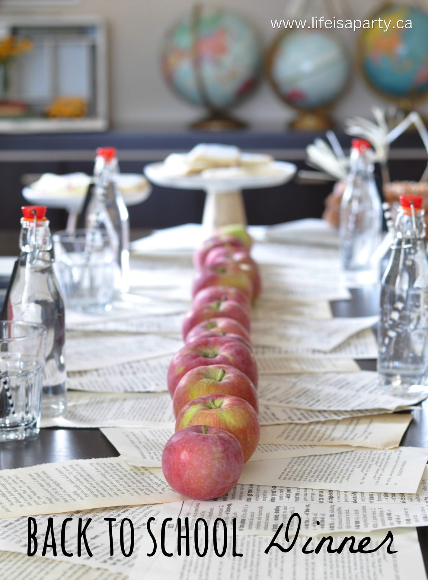 Back to School Dinner Ideas: a wonderful family tradition of a special Back to School dinner to celebrate the first day of school and hear all about it.