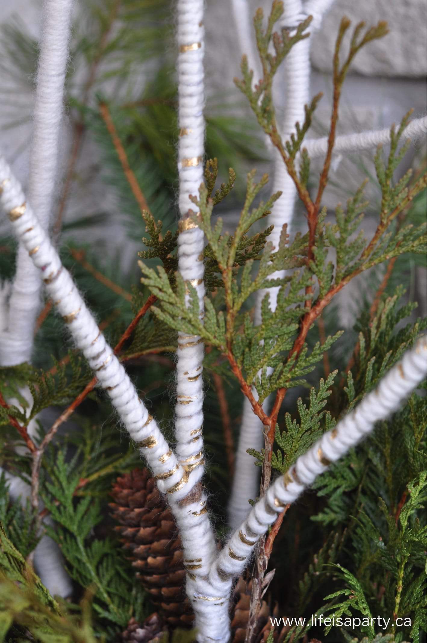 yarn wrapped sticks