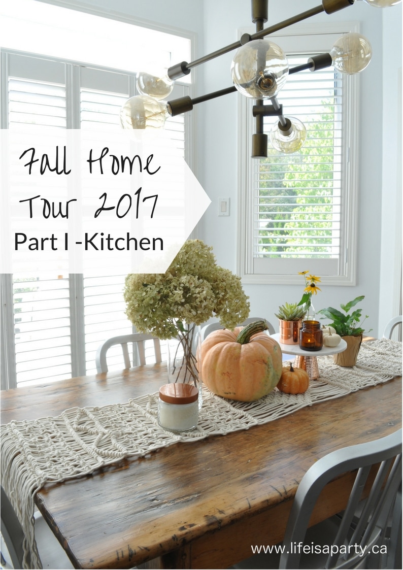 Fall Home Tour 2017 -Fall Kitchen Decor