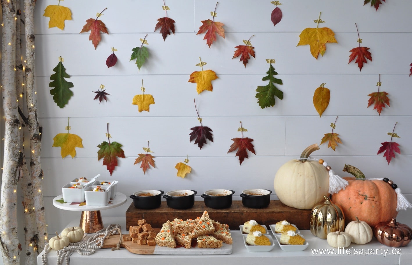 How To Make A Fall Leaf Backdrop