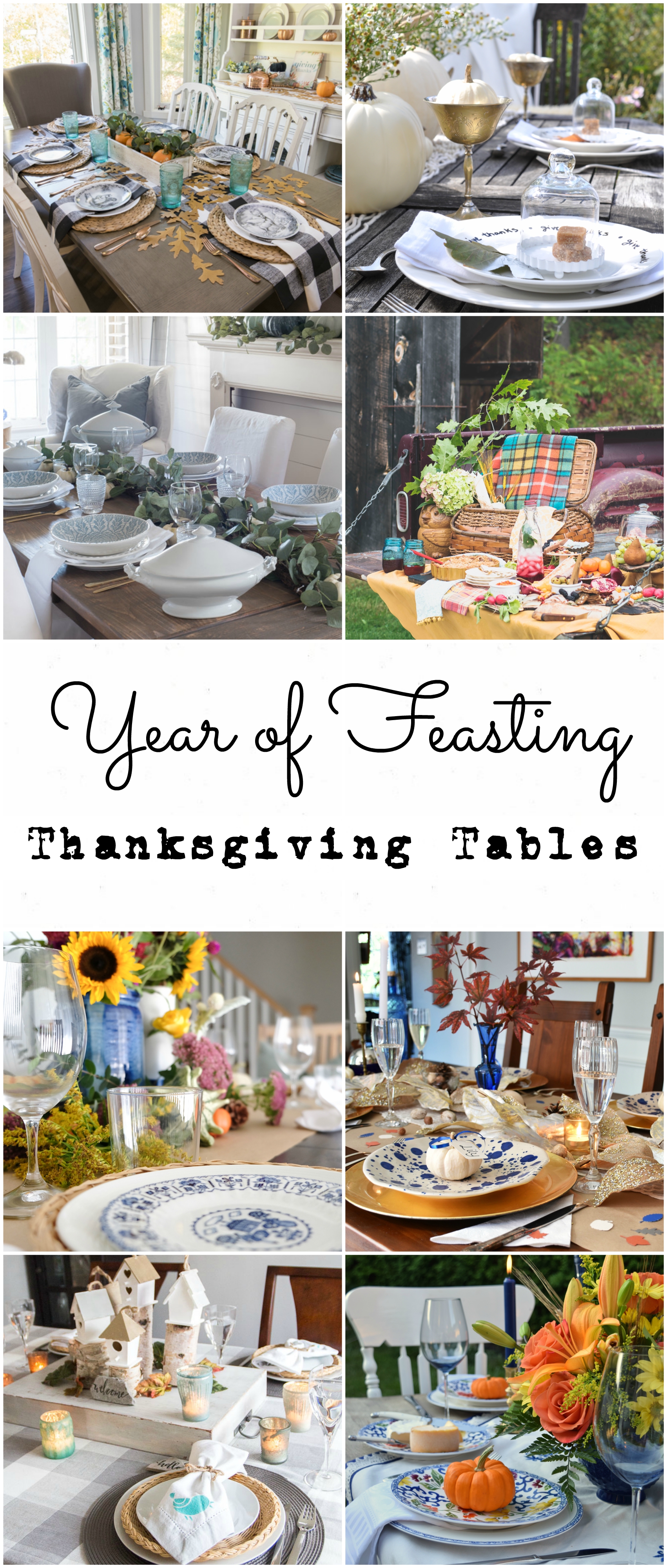 8 Gorgeous Thanksgiving Tables from Canadian decor and lifestyle bloggers