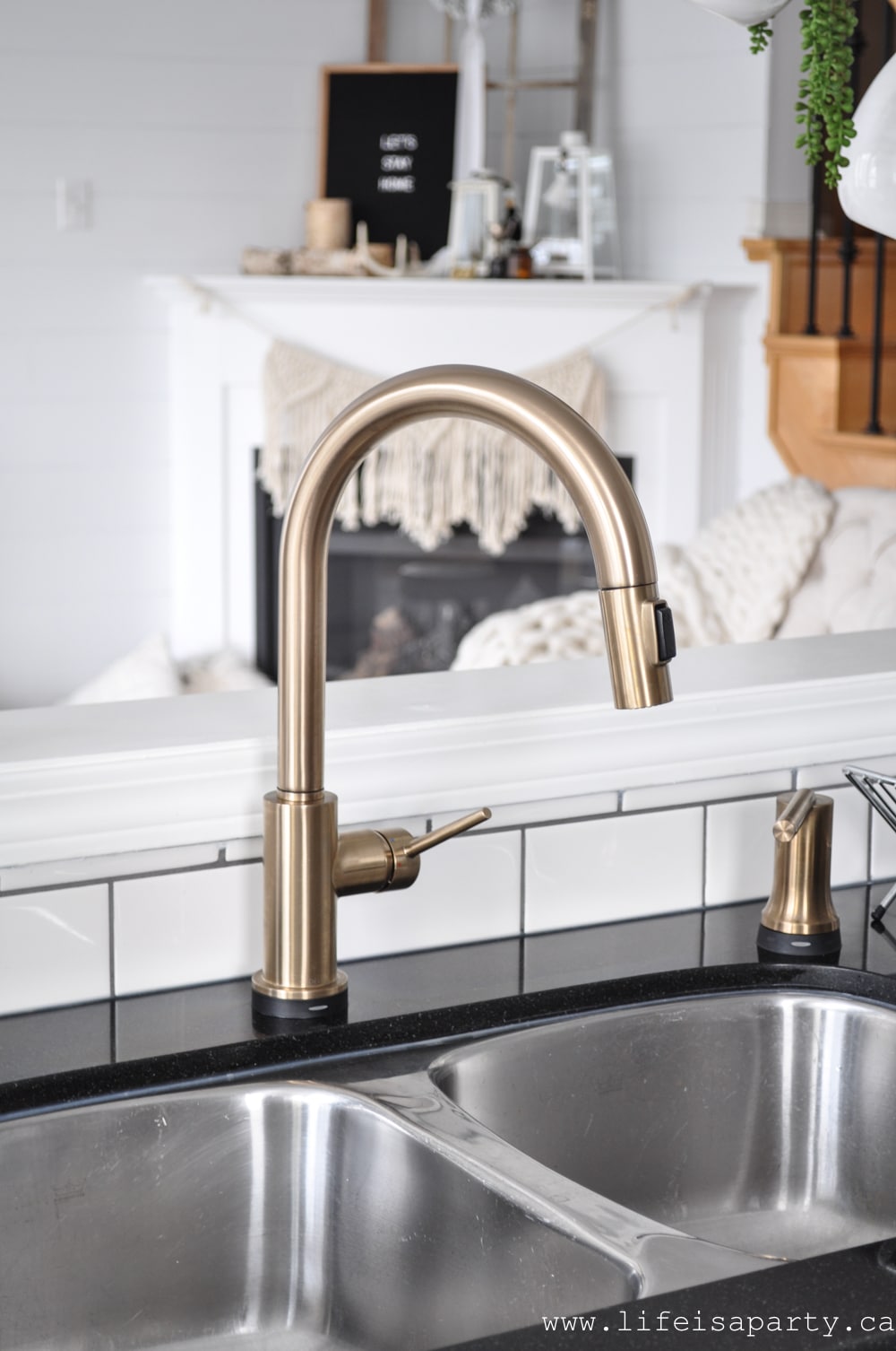 Trinsic Faucet with Touch20 Technology in the Champagne Bronze finish