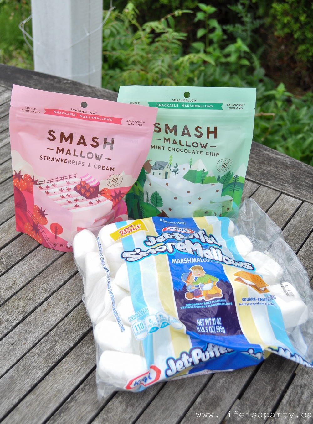 different kinds of marshmallows