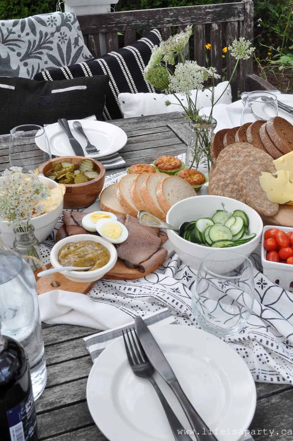 Swedish Inspired Picnic Menu