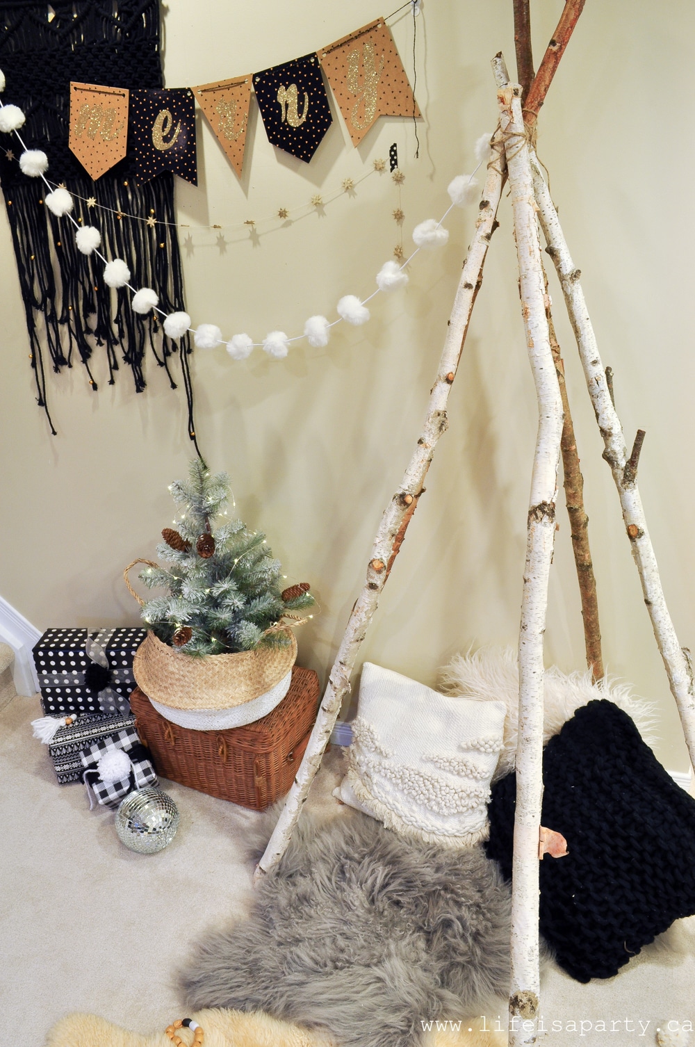 how to make a reading tepee