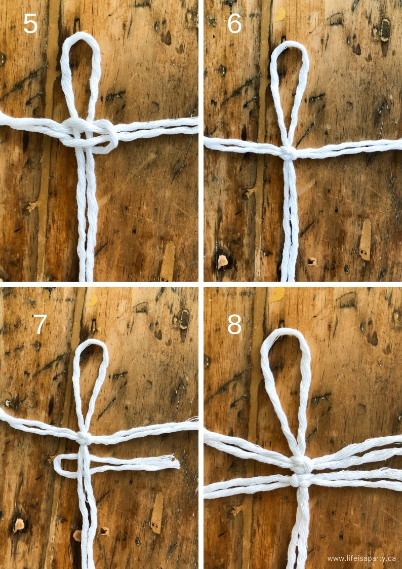 how to make a macrame feather