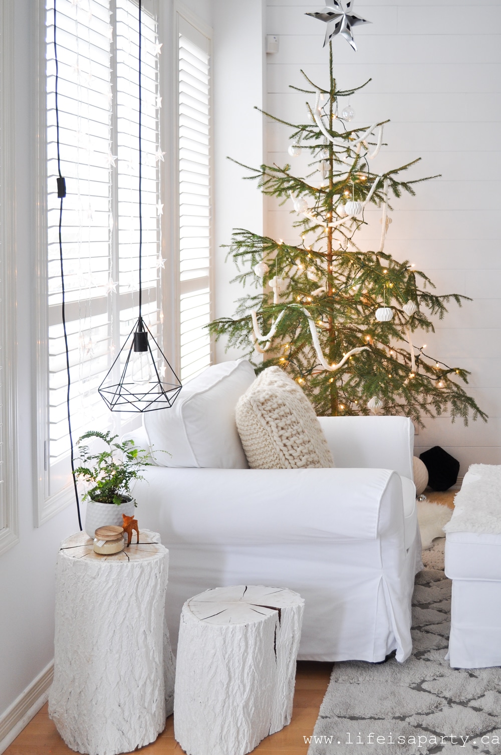 Scandinavian inspired Christmas tree