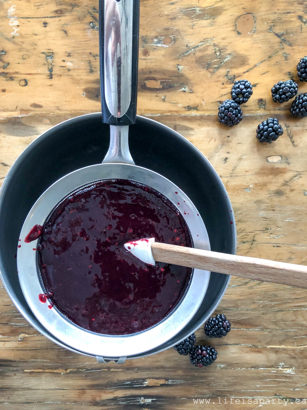 how to make blackberry puree