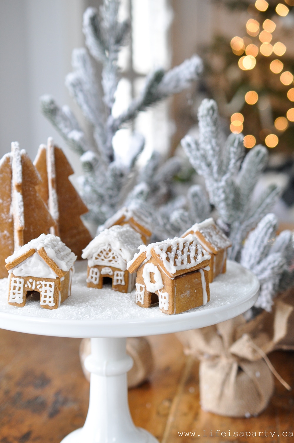 mini gingerbread house Christmas village