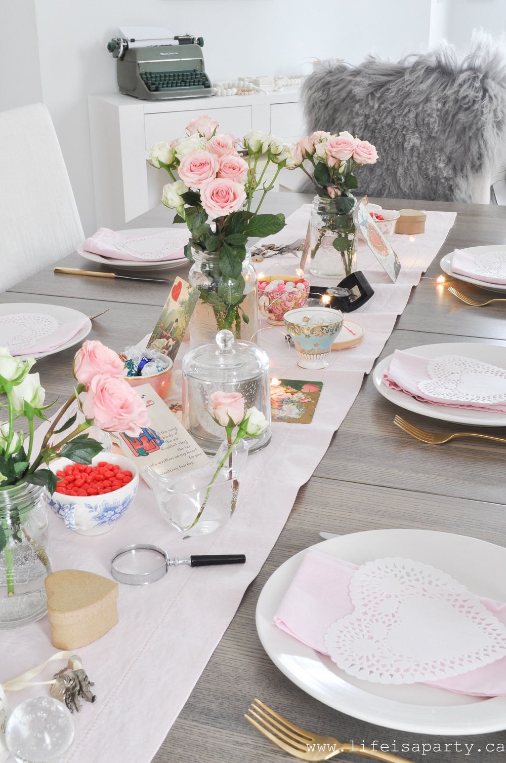 Valentine's Day Eclectic Table 