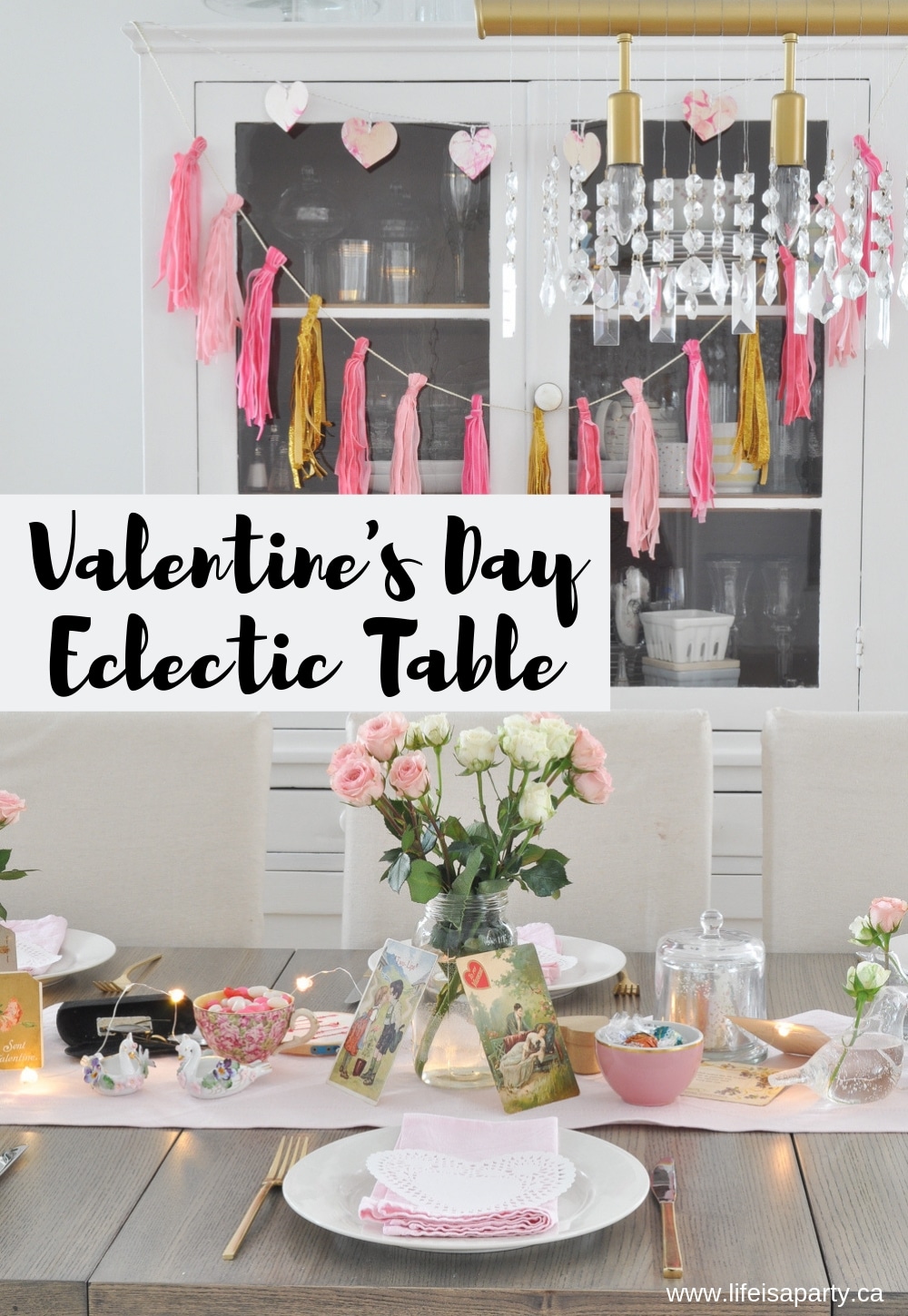 Valentine’s Day Eclectic Table