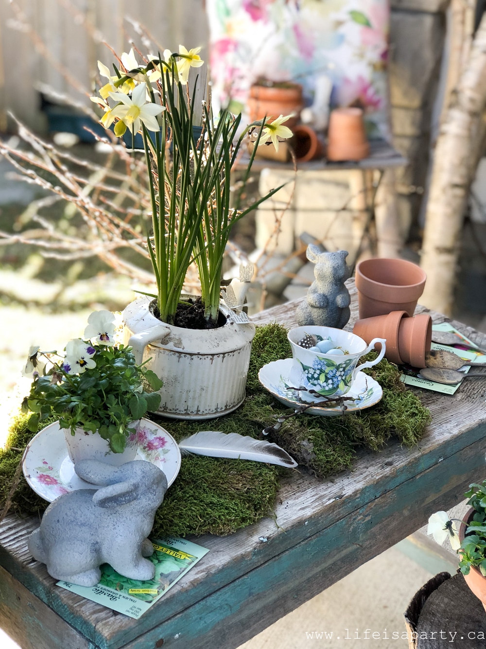 how to decorate your front porch for spring