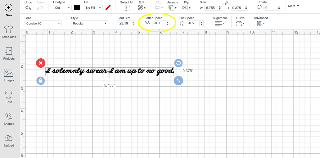 Adjusting Font Tips for Cricut Design Space