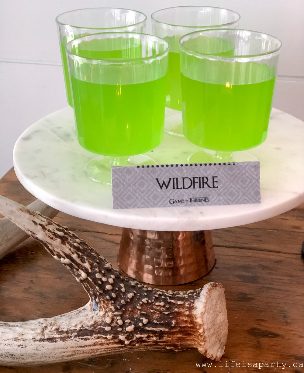 wildfire drinks and labels