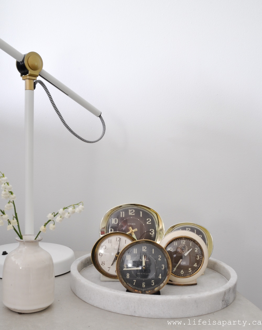 vintage alarm clock collection