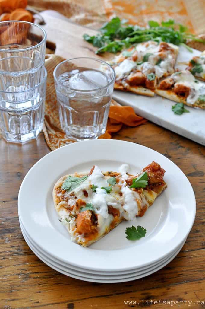 Butter Chicken Pizza Recipe Life is a Party