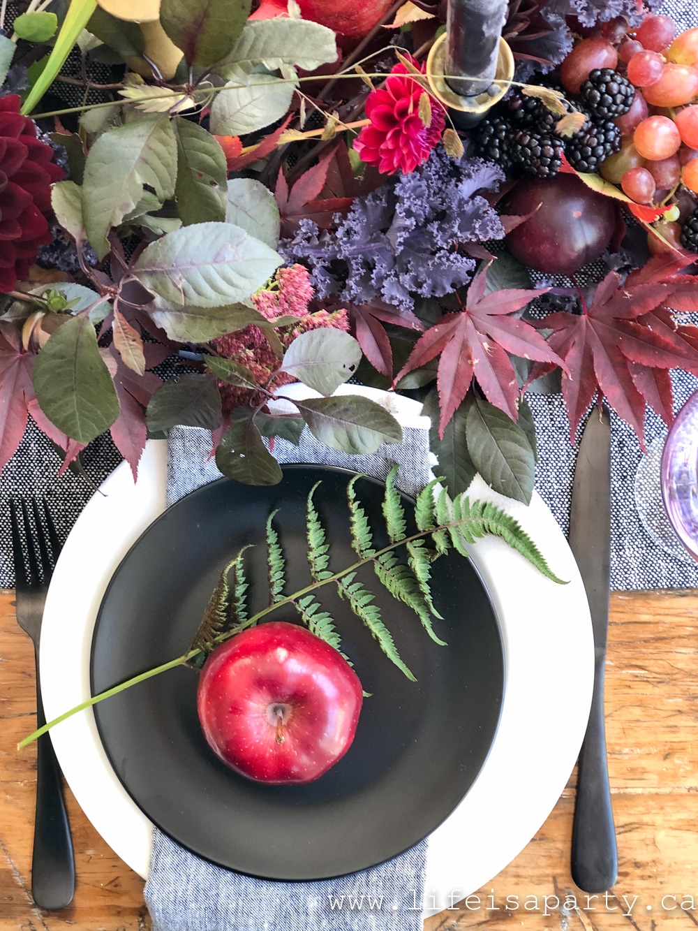 ideas for thanksgiving table