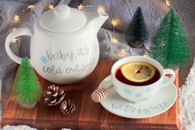 Cricut Personalized Teapot and Cup