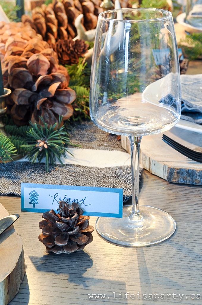 Scandinavian Inspired Trees Christmas Party Printable Set