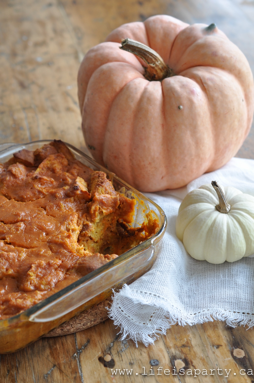 how to make Pumpkin Bread Pudding