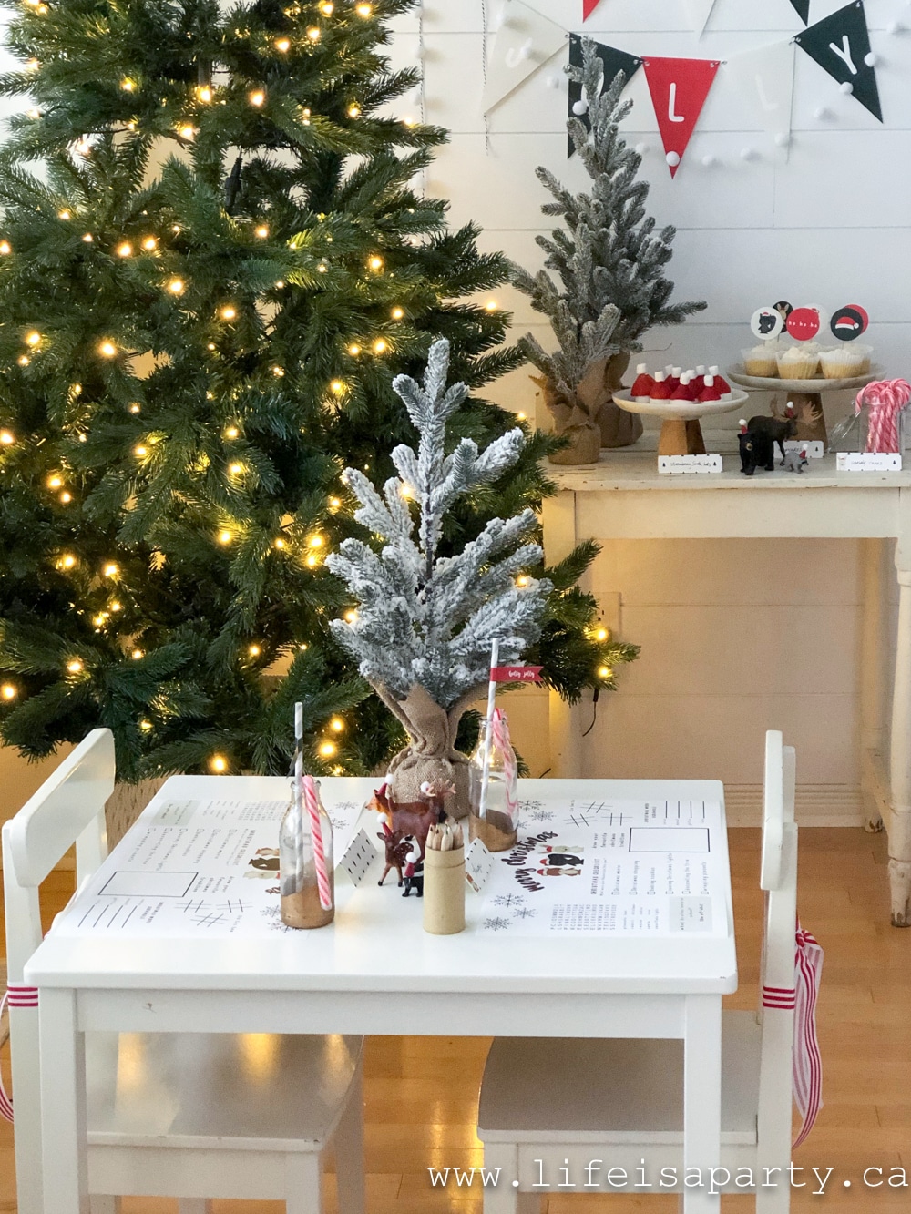 Kids woodland Christmas party