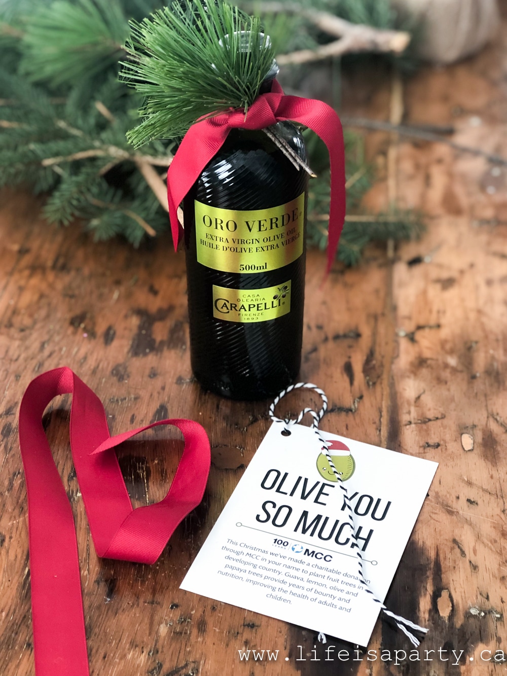 olive oil hostess gift