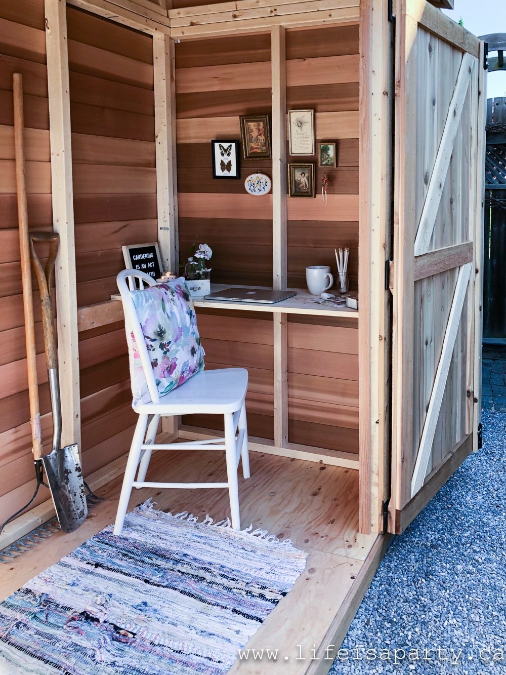 garden shed work space home office
