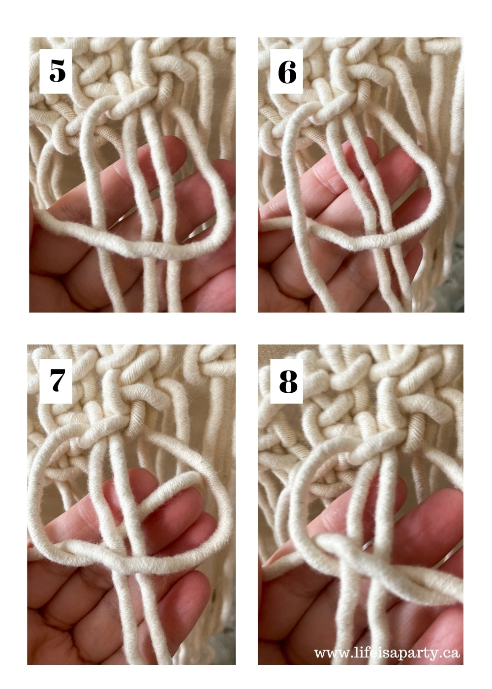 macrame square knot