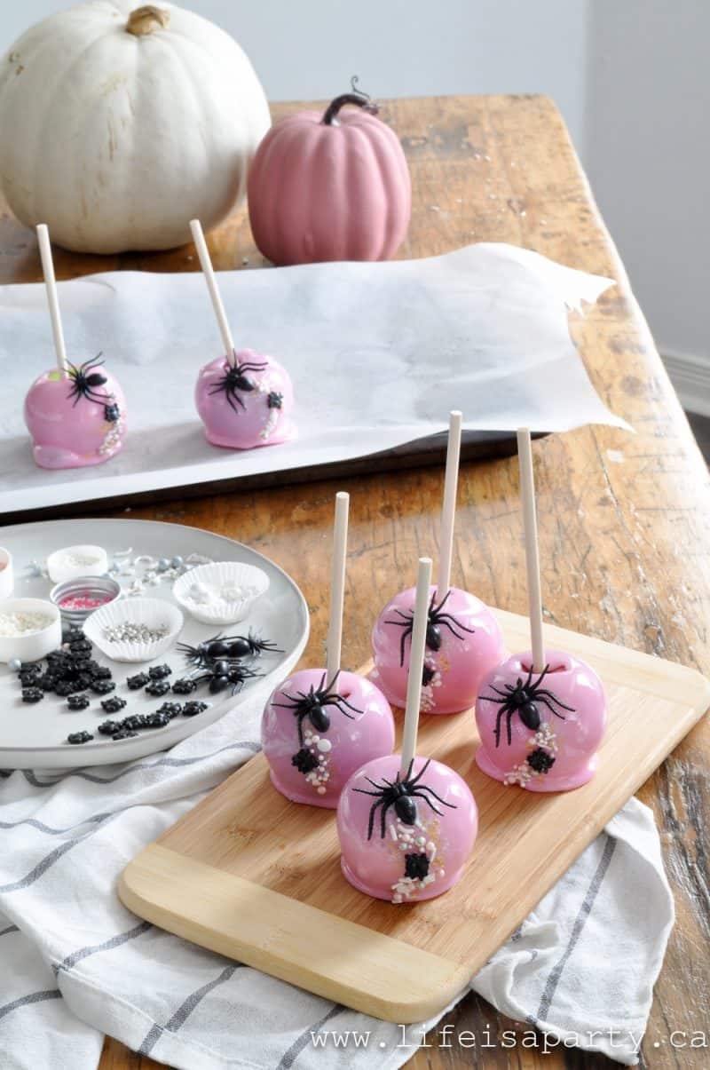 How To Make Pink Candy Apples Life is a Party