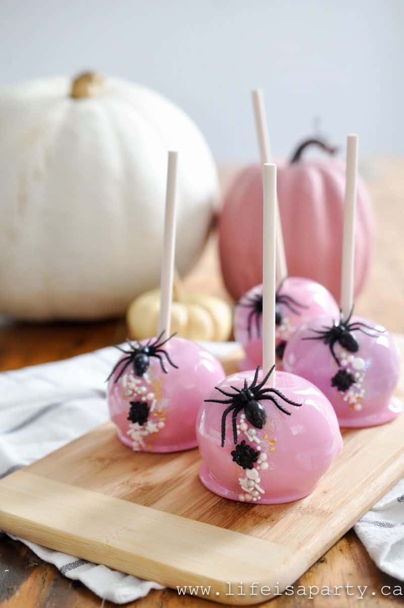How To Make Pink Candy Apples Life is a Party