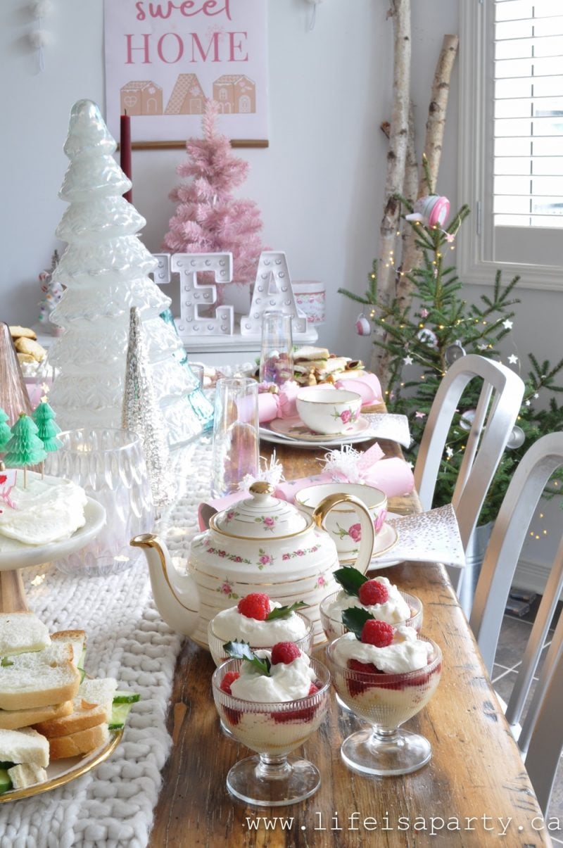 Christmas Tea Party Life is a Party