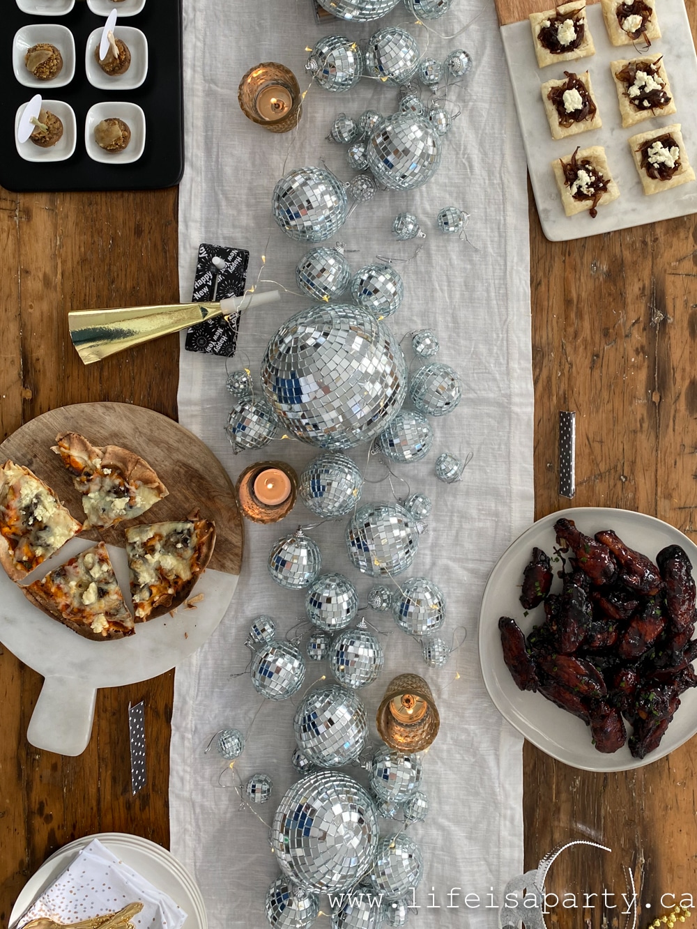 New Year's Eve appetizer party
