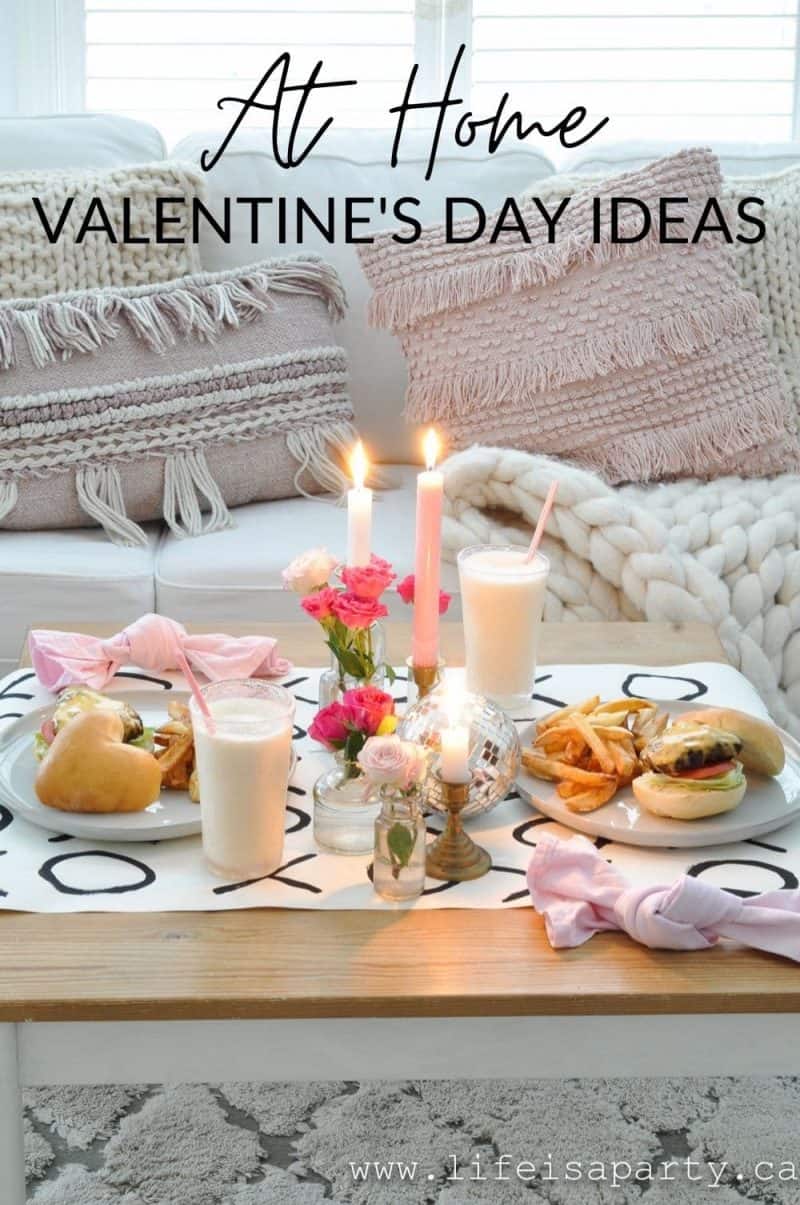 At Home Valentine's Day Ideas Life is a Party