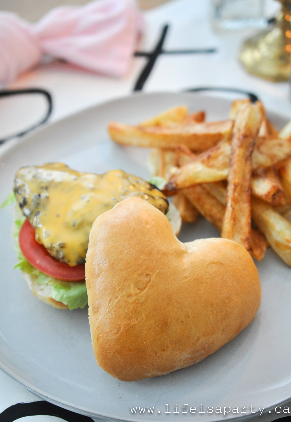 heart shaped burgers