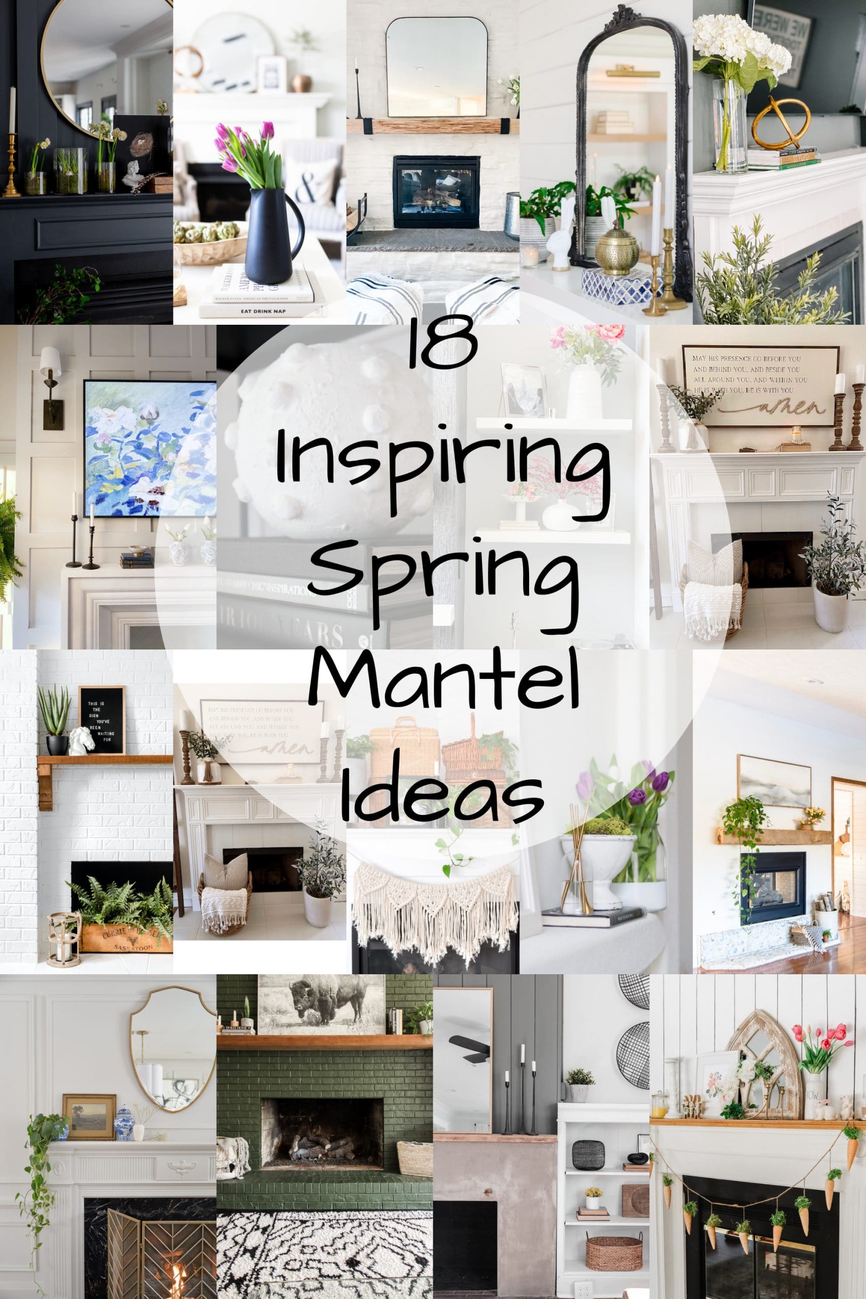 Inspiring Spring Mantel Ideas