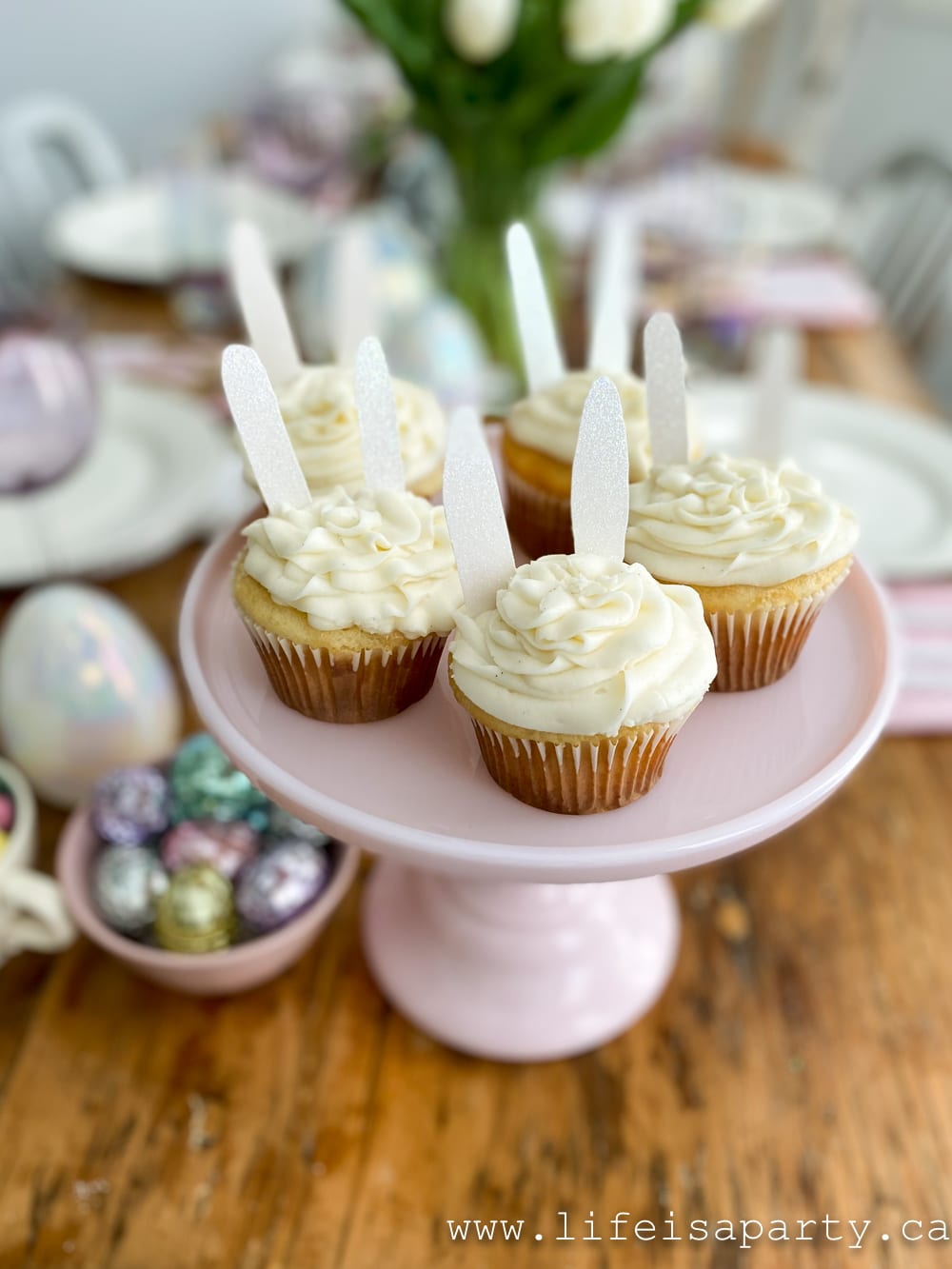 bunny cupcakes Easter dessert